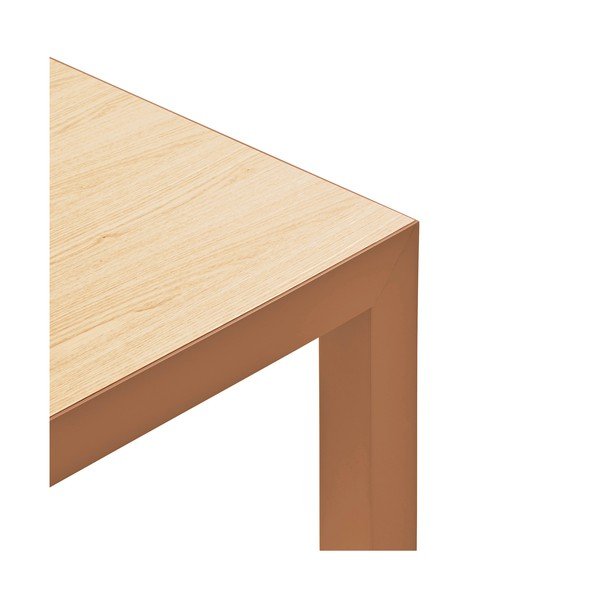 Jedilna miza s hrastovo mizno ploščo 75x180 cm Alma – Teulat-image-4