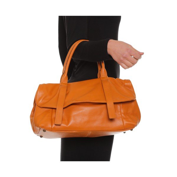 Usnjena torbica Anna Luchini 2043 Cognac-image-4