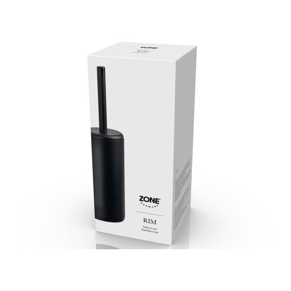 Črna stenska straniščna krtača Zone Rim-image-1