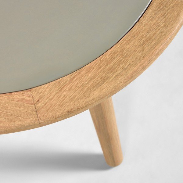 Vrtna miza iz evkaliptusovega lesa z betonsko ploščo Kave Home Glynis Nina-image-2