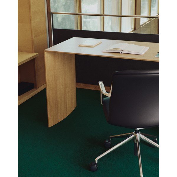 Pisalna miza v hrastovem dekorju 60x140 cm Litto – Kave Home-image-1