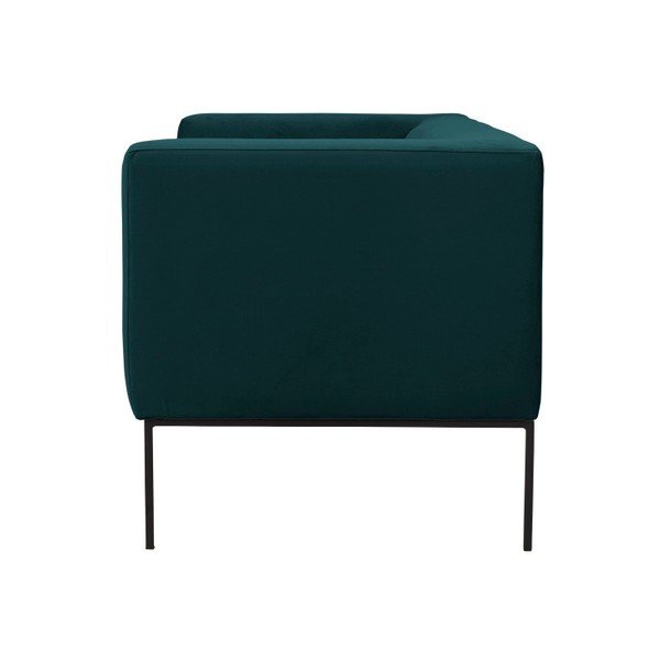 Petrolej zelena žametna zofa Windsor & Co Sofas Neptune, 195 cm-image-3