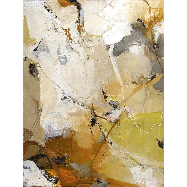 Tiskana slika na platnu z ročno naslikanimi elementi  90x118 cm Everlast – Malerifabrikken