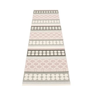 Svetlo rožnat/siv zunanji in notranji tekač 70x270 cm Asta Pale Rose – Pappelina