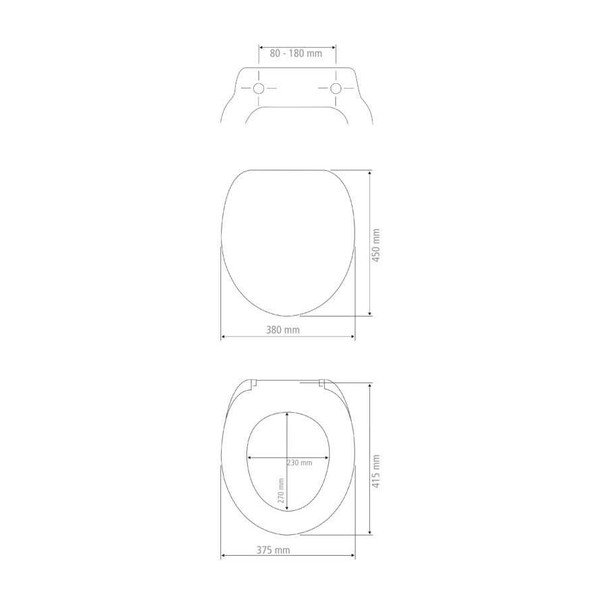WC deska z enostavnim zapiranjem Wenko Old Time Plane, 45 x 37,5 cm-image-3