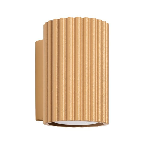 Stenska svetilka v zlati barvi Gleam – Sollux