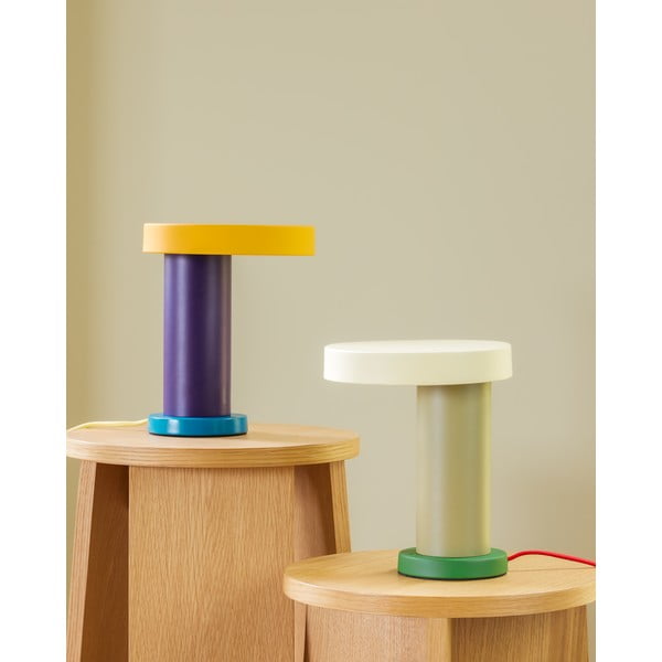 Zelena namizna svetilka (višina 25 cm) Magic – Hübsch-image-3