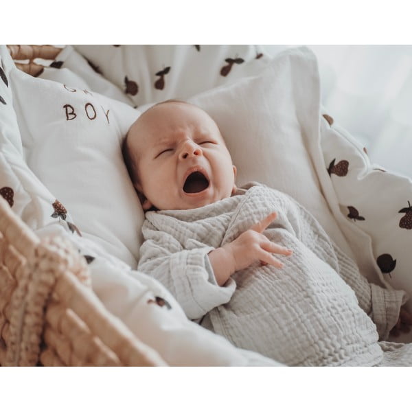 Bela bombažna otroška odeja 140x200 cm - Malomi Kids-image-2