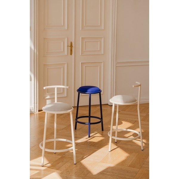 Bordo rdeč kovinski barski stol (višina sedeža 68 cm) Hogo – noo.ma-image-2