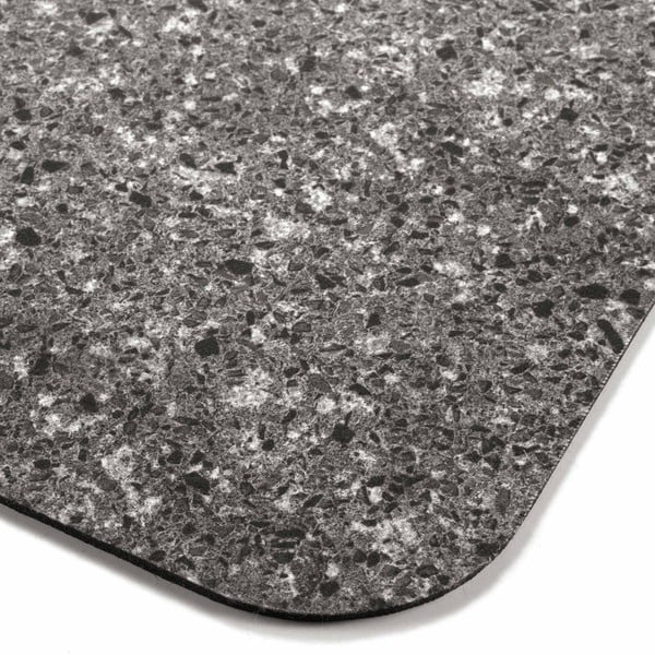 Antracitno siva kopalniška preproga 50x80 cm Granite – douceur d'intérieur-image-3