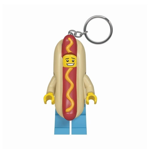 Svetleči obesek za ključe LEGO® Hot Dog 