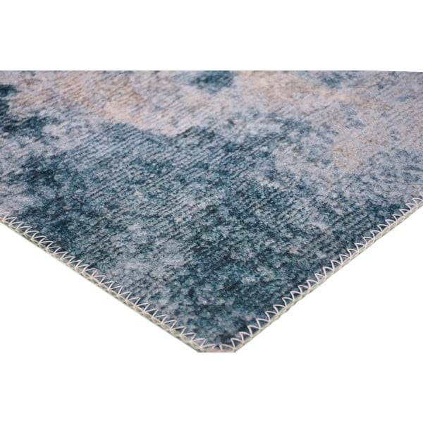 Modro-kremna pralna preproga 150x80 cm - Vitaus-image-2