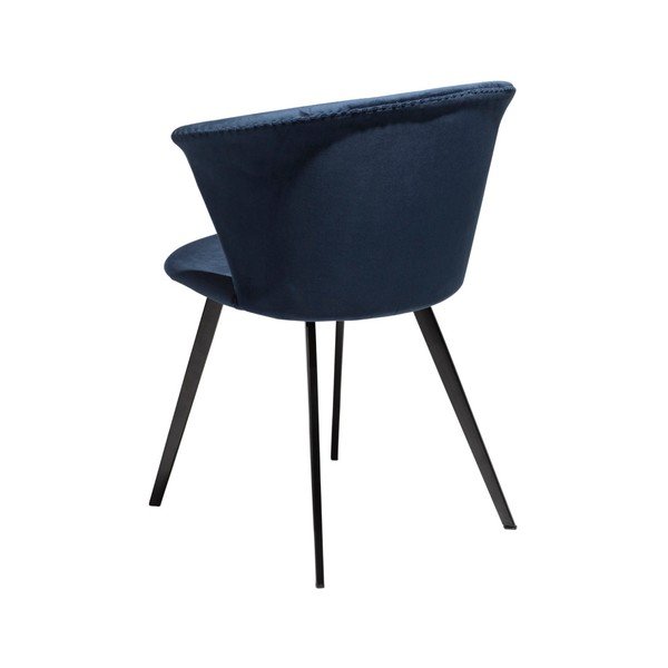 Temno moder fotelj DAN-FORM Danska Merge Velvet-image-2