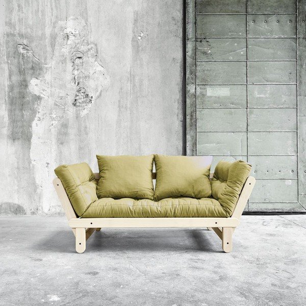 Raztegljiv kavč Karup Beat Natural/Avocado Green-image-3
