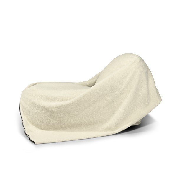 Rjava otroška vreča za sedenje iz tkanine bouclé Cocoon 100 – SLOWDOWN-image-4