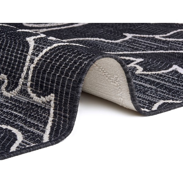 Črna zunanja preproga 194x290 cm Elina Black – Hanse Home-image-2