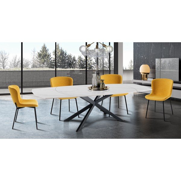 Oker rumeni jedilni stoli v kompletu 2 ks Snug – Tomasucci-image-1