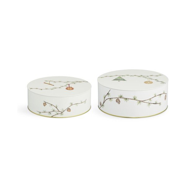 Posode za shranjevanje v kompletu 2 ks za piškote Hammershøi Christmas – Kähler Design-image-2