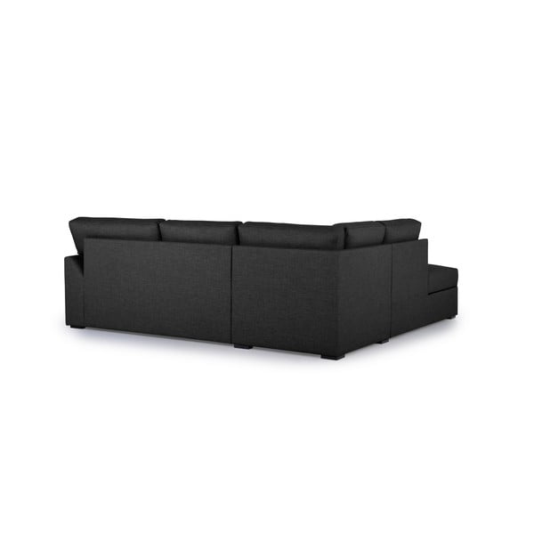 Antracitno siva raztegljiva kotna sedežna garnitura (levi kot) Janson – Scandic-image-4