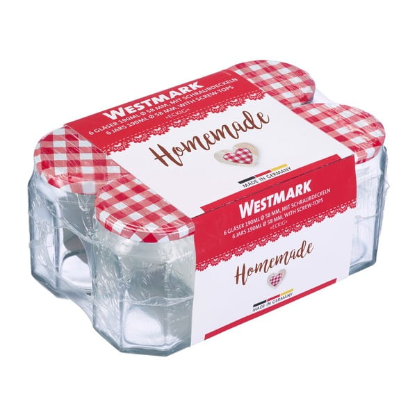 Komplet 6 kozarcev s pokrovom Westmark, 190 ml-image-2