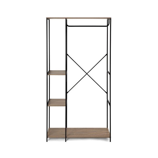 Črn jeklen set za hodnik 90x170x40 cm Aris – Bonami Essentials