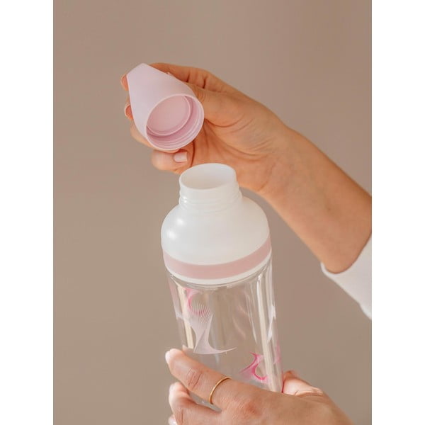 Vijolično-bela plastenka za vodo Equa Flow Wave, 800 ml-image-1