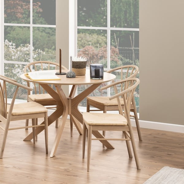 Okrogla jedilna miza ø 105 cm Duncan - Actona-image-1