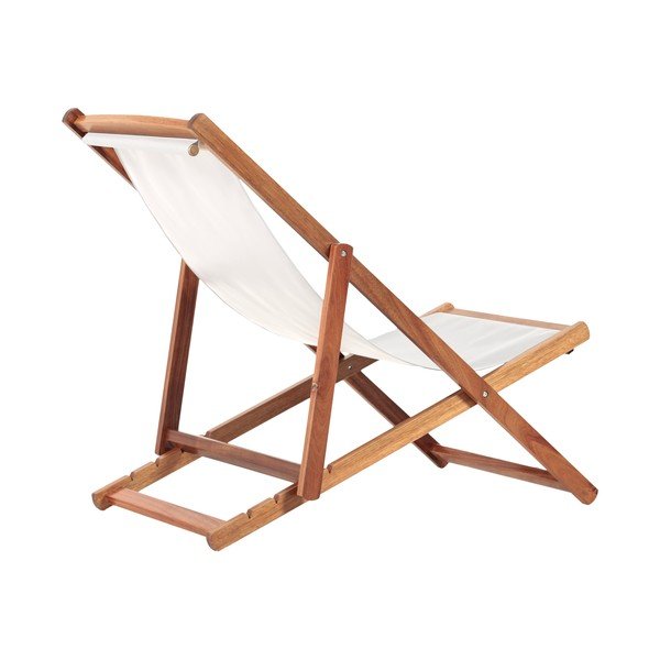 Bež/v temni naravni barvi vrtni ležalnik iz masivnega lesa Dionysus – Bonami Essentials-image-4