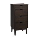 Komoda iz masivnega hrasta v temni naravni barvi 45x92x38 cm Garrison – Rowico