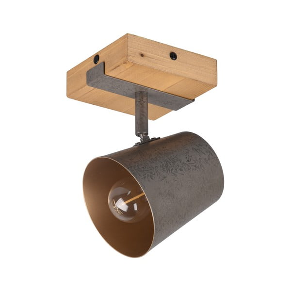 Točkovno svetilo v temno sivi in naravni barvi Bell – Trio-image-3