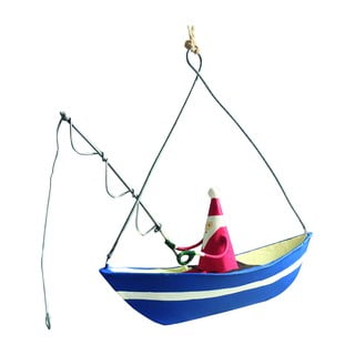 Božični viseči okrasek G-Bork Santa Fishing