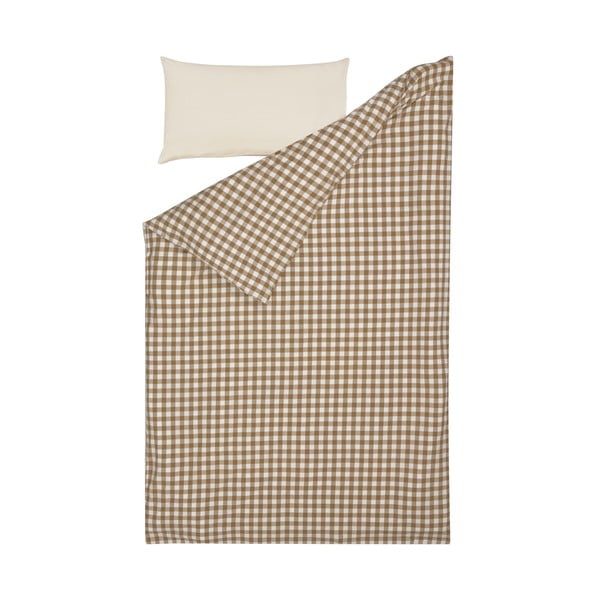Bombažna otroška posteljnina z rjuho 110x180 cm Indalina – Kave Home