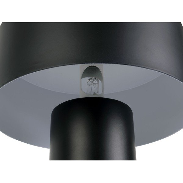 Črna namizna svetilka Leitmotiv Tubo, višina 23 cm-image-1