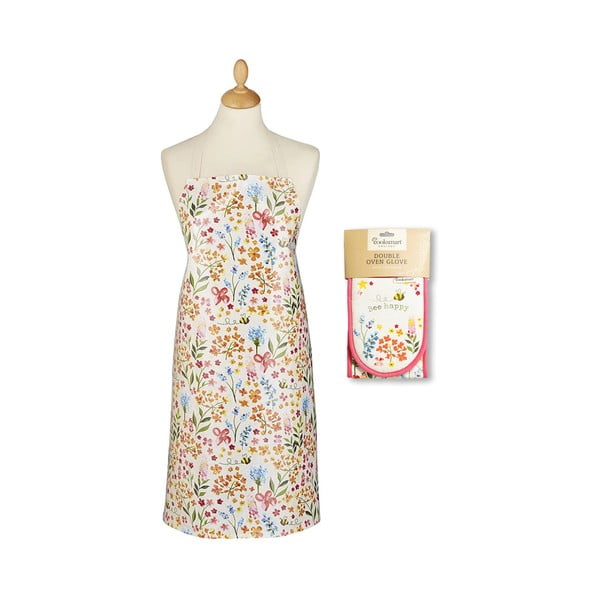 Predpasnik in kuhinjska rokavica v kompletu 2 ks Bee Happy – Cooksmart ®
