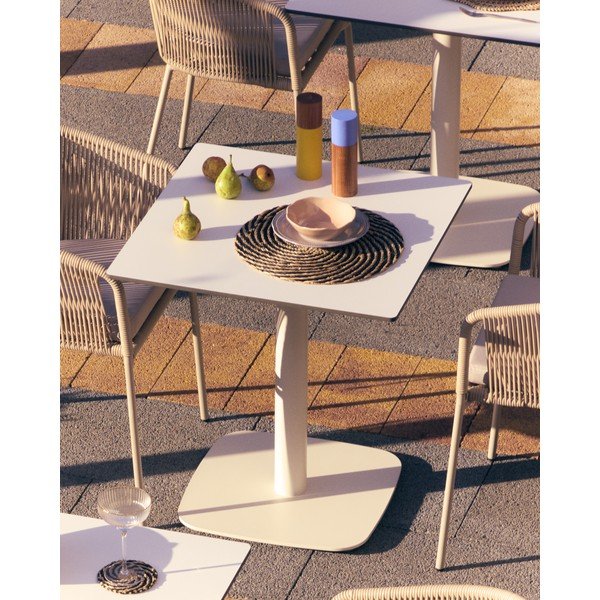 Kovinska vrtna miza 68x68 cm Dina – Kave Home-image-1