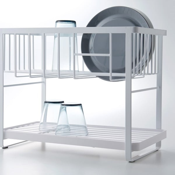 Dvonadstropni kovinski odcejevalnik posode Tower – YAMAZAKI-image-4