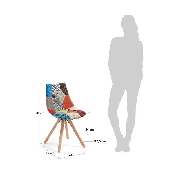 Komplet 2 jedilnih stolov La Forma Armony-image-2