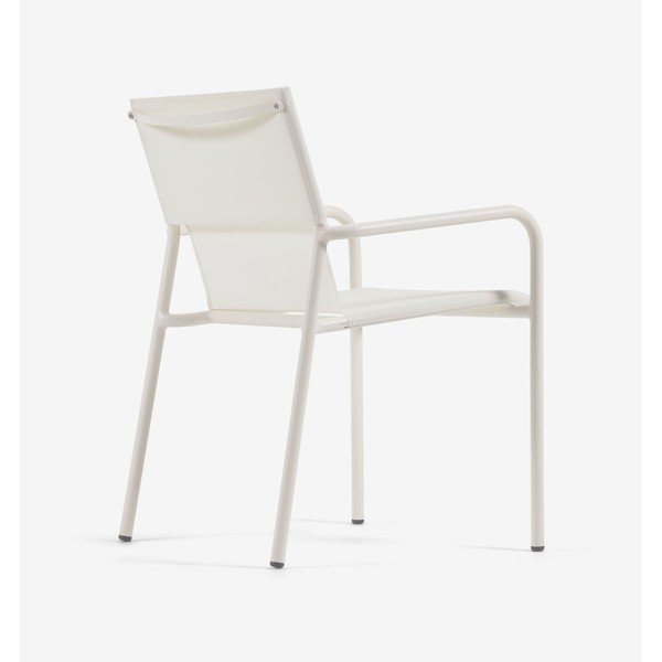 Bel aluminijasti vrtni stol Kave Home Zaltana-image-2