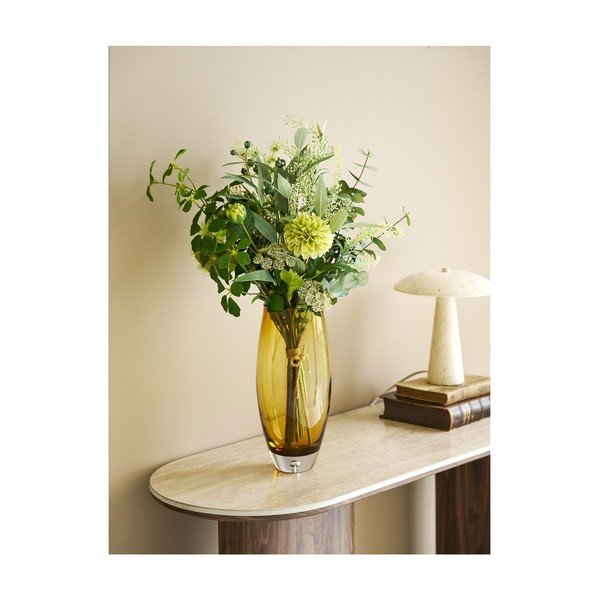 Oranžna steklena vaza (višina 32 cm) – House Nordic-image-1