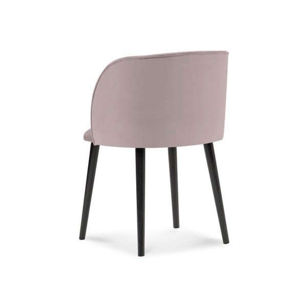 Nežno roza žameten jedilni stol Windsor & Co Sofas Aurora-image-2