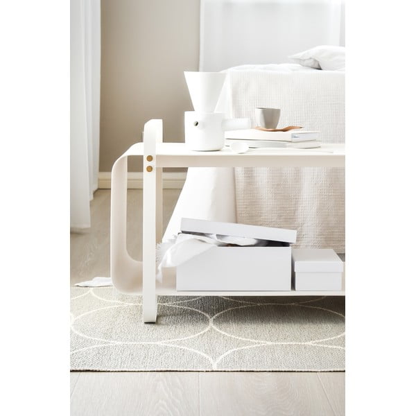 Kremno bel zunanji in notranji tekač 70x200 cm Boo Linen – Pappelina-image-3