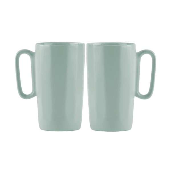 Mentolno zelene lončene skodelice v kompletu 2 ks 330 ml Fuori – Vialli Design