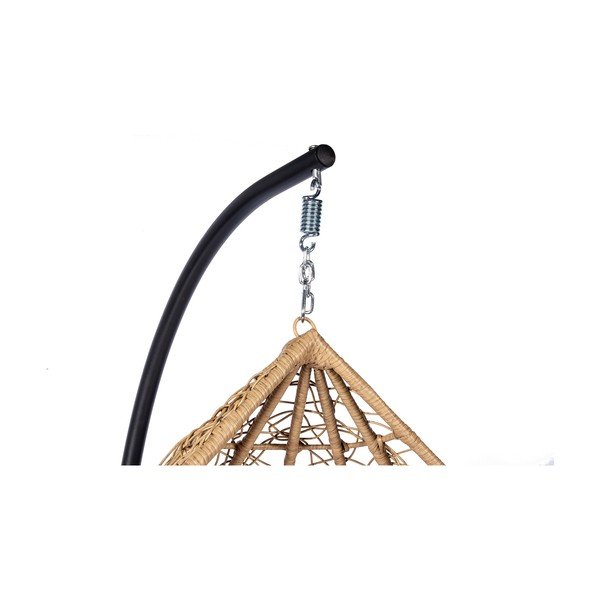 Viseči stol iz umetnega ratana v naravni barvi Bonami Selection Noela-image-4