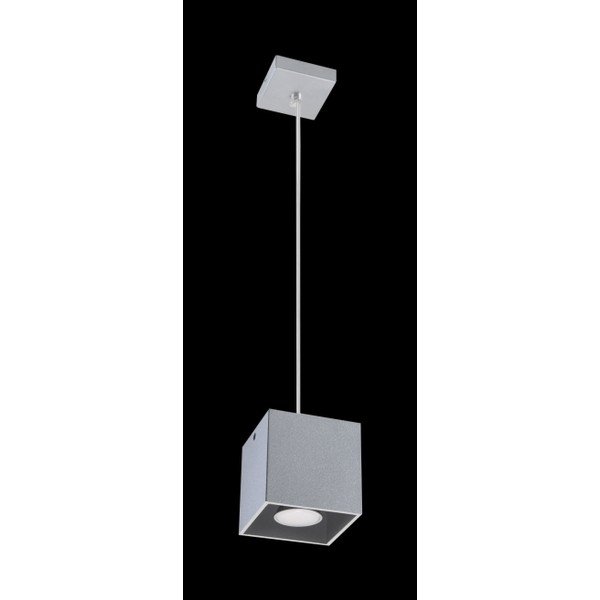 Siva viseča svetilka Sollux Geo-image-3
