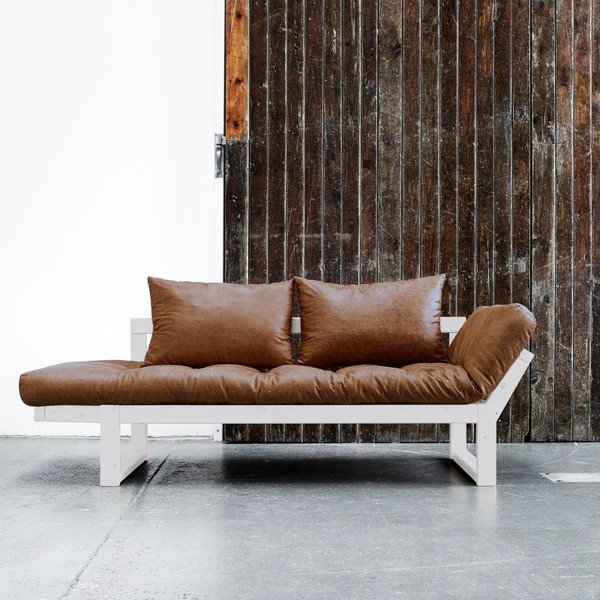 Kavč Karup Vintage Edge White/Choco-image-1