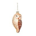 Steklen okrasek za jelko 13 cm Owl – Sass & Belle