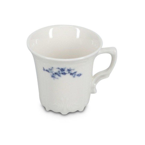 Bela/modra porcelanasta skodelica za espresso 110 ml Retro – BonBistro-image-2