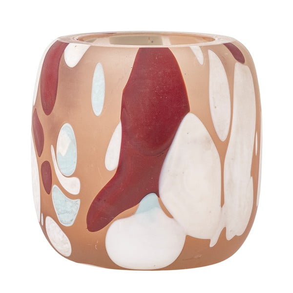 Steklen svečnik za čajno svečko Karan – Bloomingville