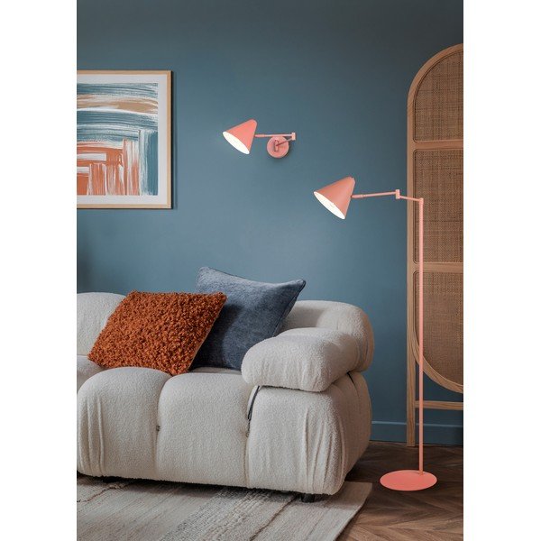 Oranžna stoječa svetilka z upogljivo konstrukcijo (višina 126,5 cm) Cosima – Trio-image-1