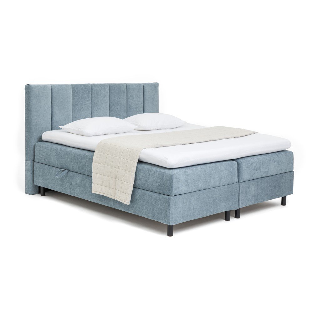 Boxspring postelja s prostorom za shranjevanje Elva Bold Line